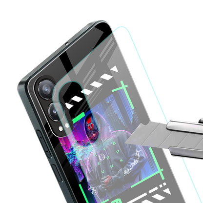 cyberpunk back phone cover | glass case for oneplus nord ce 4 lite