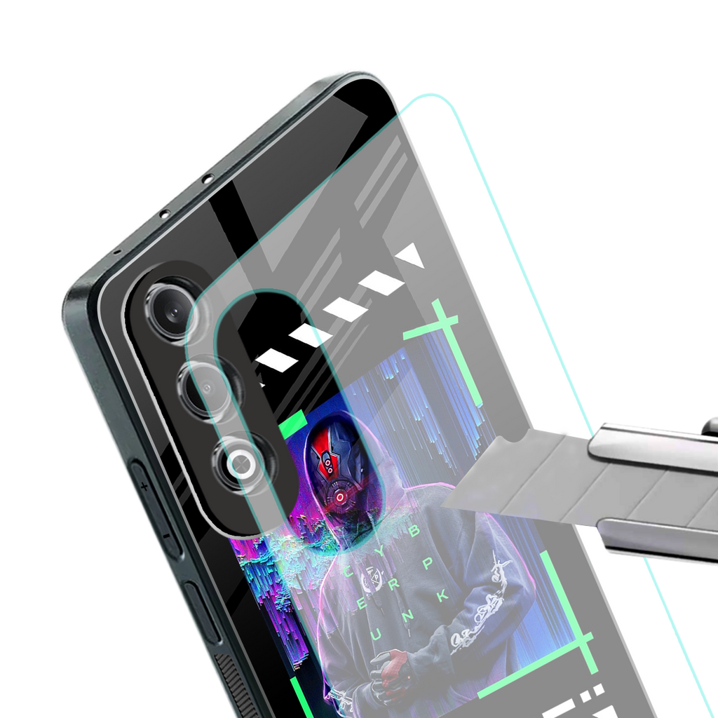 cyberpunk back phone cover | glass case for oneplus nord ce 4