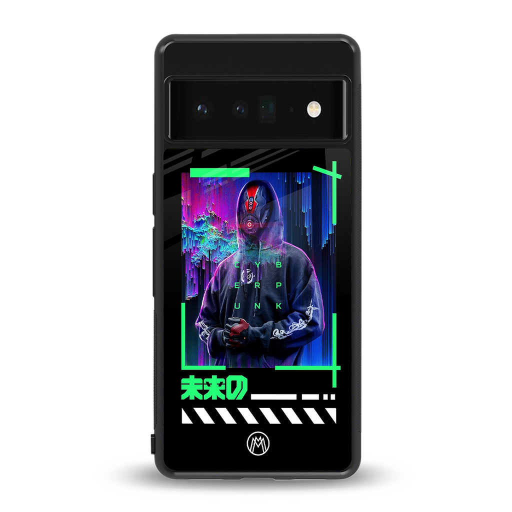 cyberpunk back phone cover | glass case for google pixel 6 pro