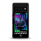 cyberpunk back phone cover | glass case for google pixel 6 pro