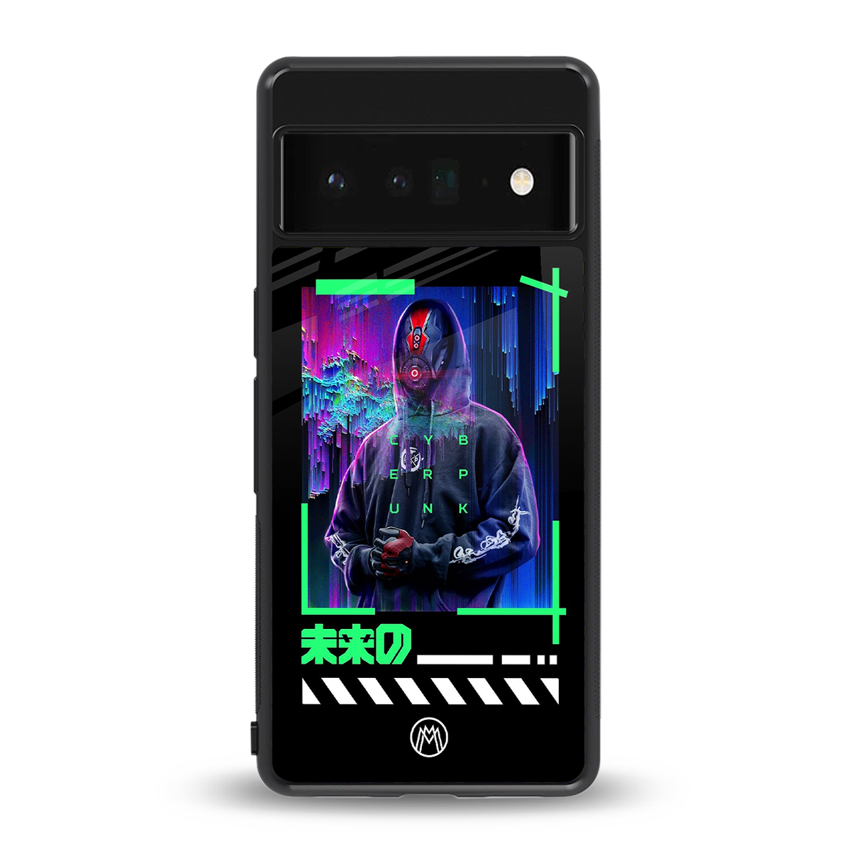 cyberpunk back phone cover | glass case for google pixel 6 pro