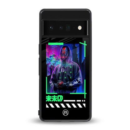 cyberpunk back phone cover | glass case for google pixel 6 pro