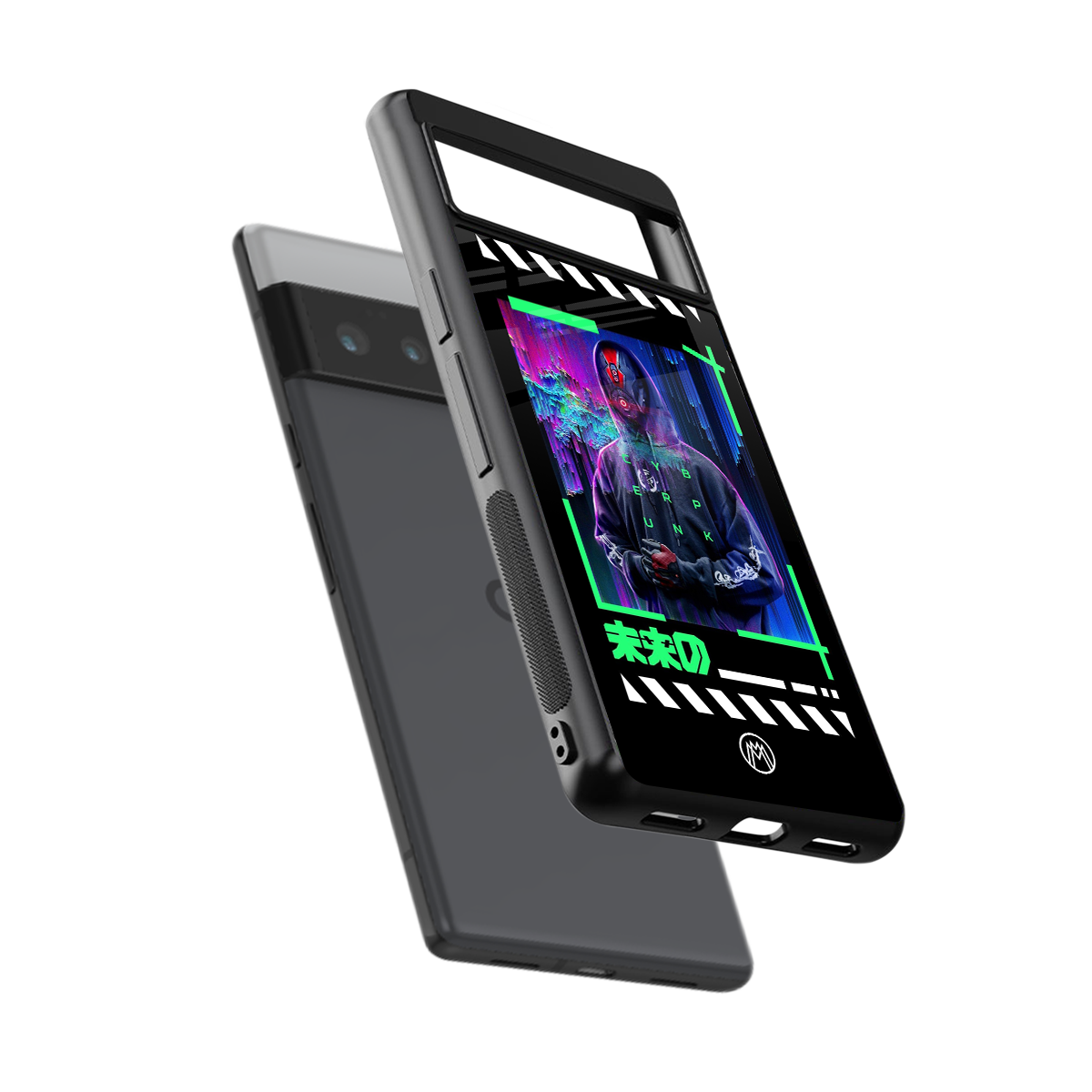 cyberpunk back phone cover | glass case for google pixel 6 pro