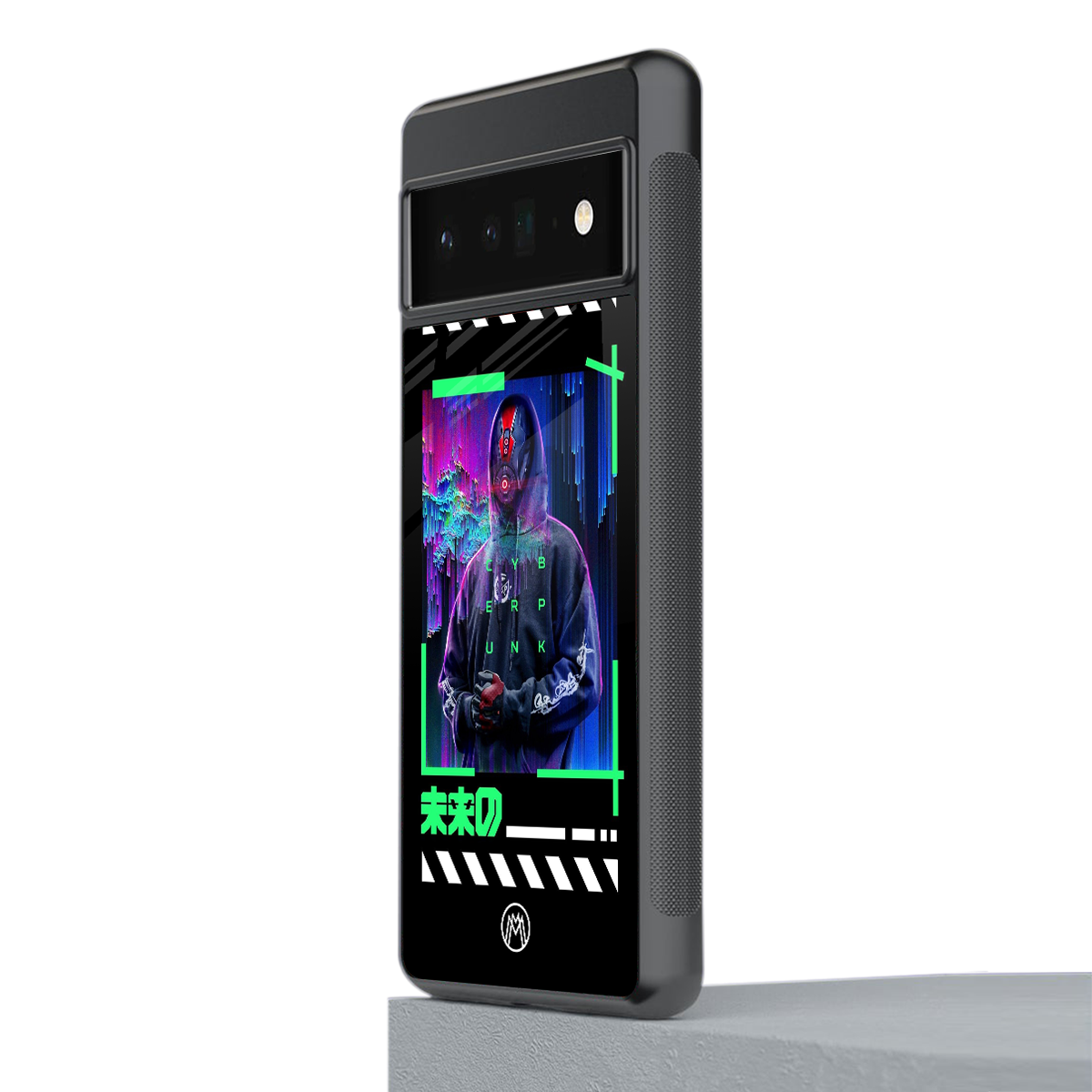 cyberpunk back phone cover | glass case for google pixel 6 pro