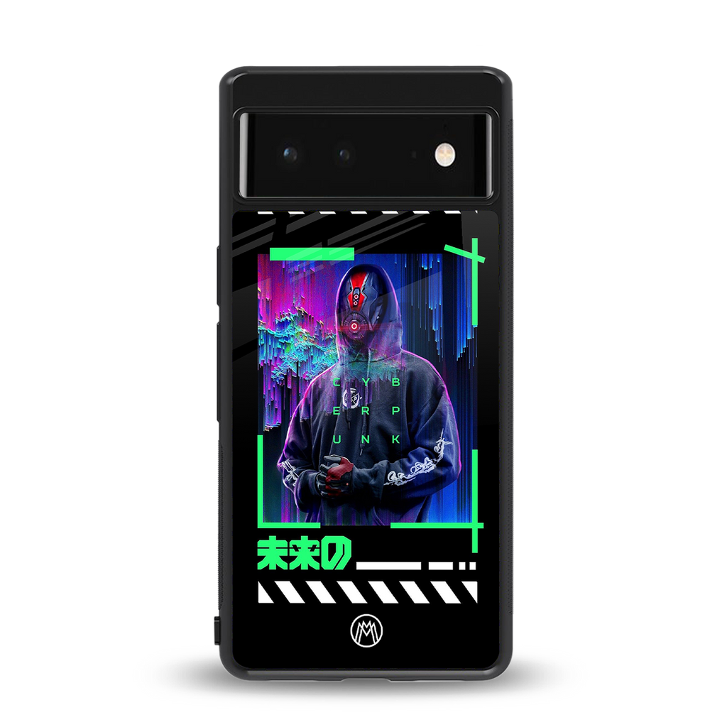 cyberpunk back phone cover | glass case for google pixel 6