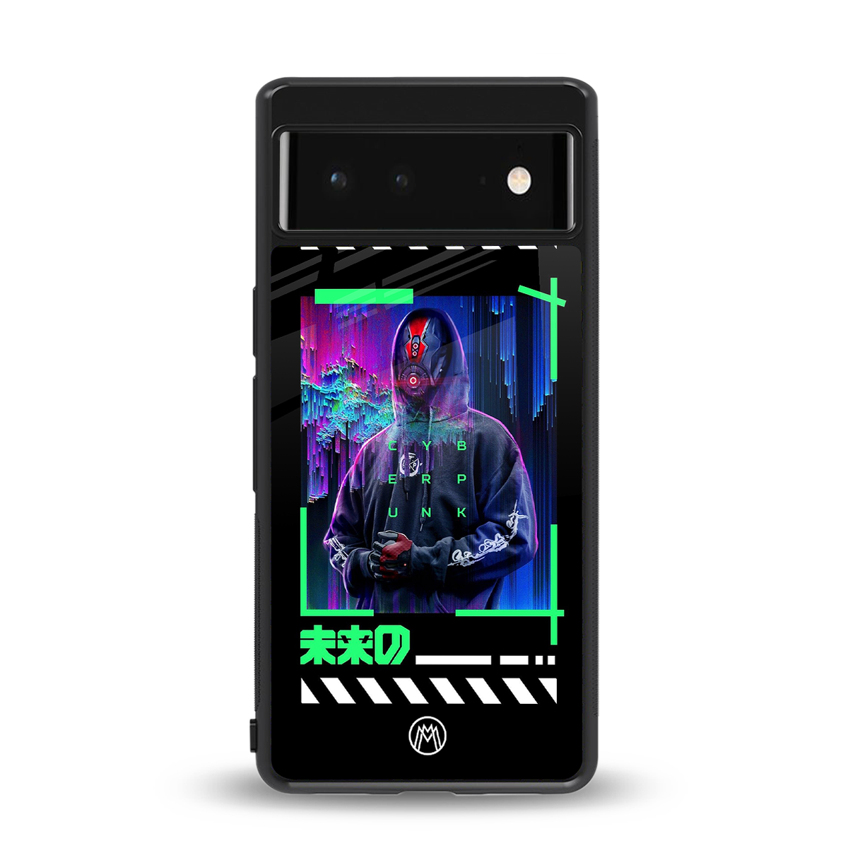cyberpunk back phone cover | glass case for google pixel 6