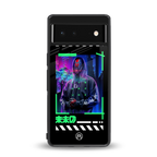 cyberpunk back phone cover | glass case for Google Pixel 6A