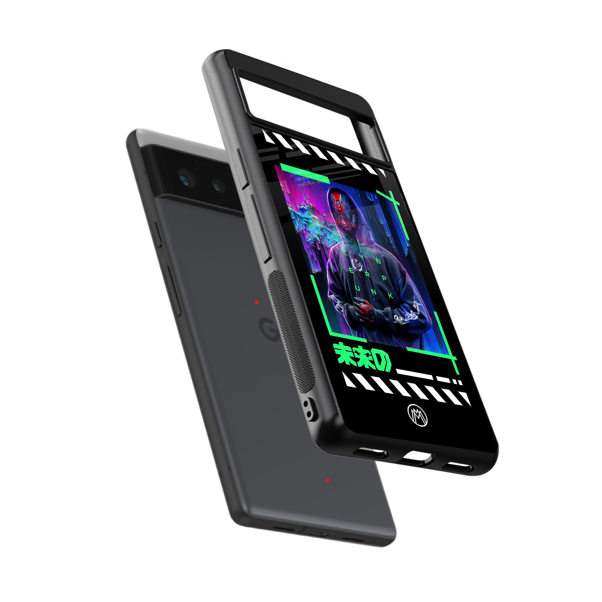 cyberpunk back phone cover | glass case for Google Pixel 6A