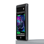 cyberpunk back phone cover | glass case for google pixel 6