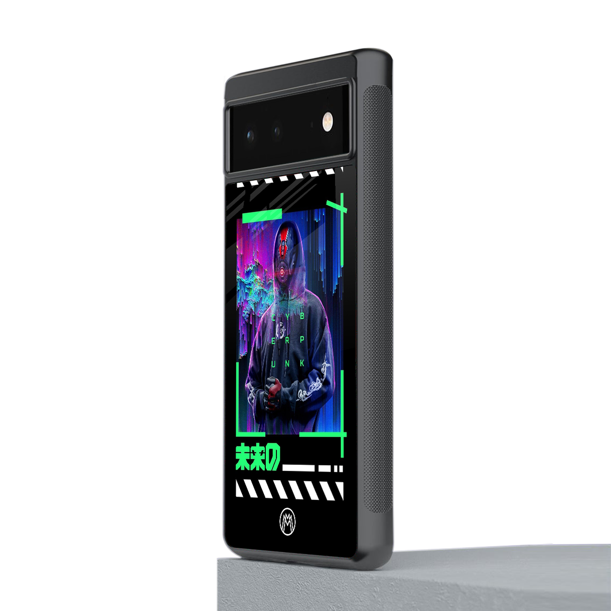 cyberpunk back phone cover | glass case for google pixel 6