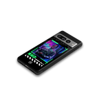 cyberpunk back phone cover | glass case for google pixel 7 pro