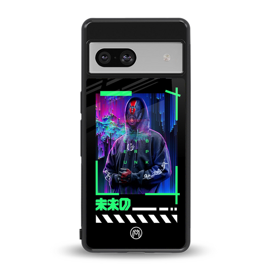 cyberpunk back phone cover | glass case for Google Pixel 7A