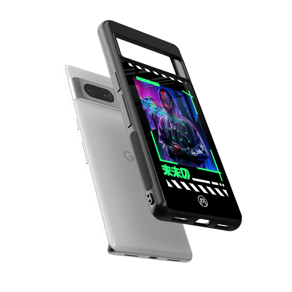cyberpunk back phone cover | glass case for Google Pixel 7A