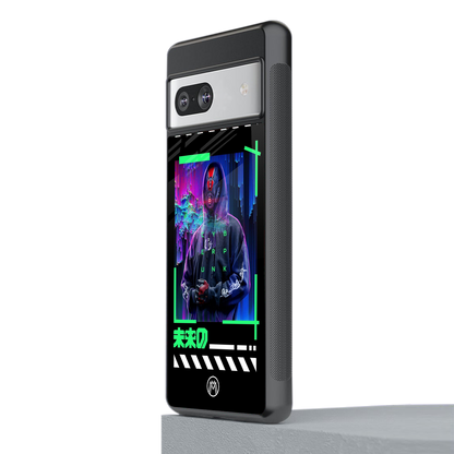 cyberpunk back phone cover | glass case for Google Pixel 7