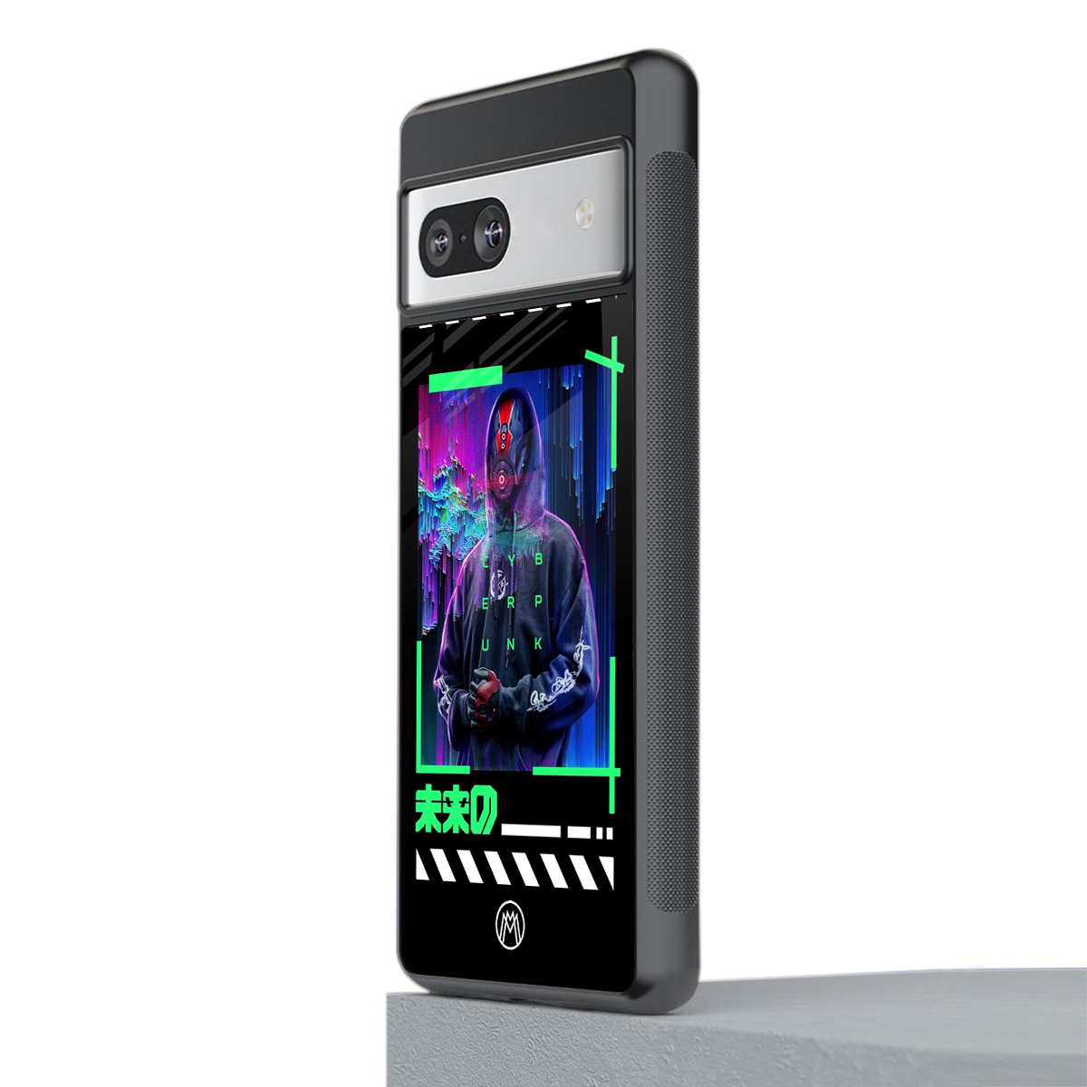 cyberpunk back phone cover | glass case for Google Pixel 7A