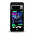 cyberpunk back phone cover | glass case for google pixel 8 pro