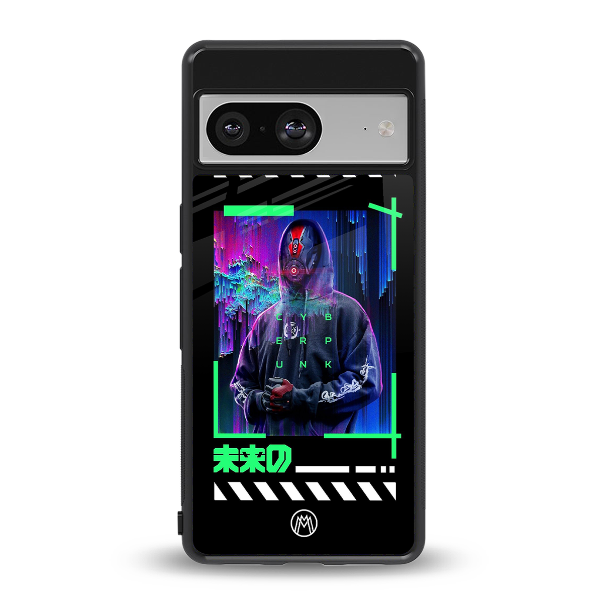 cyberpunk back phone cover | glass case for Google Pixel 8