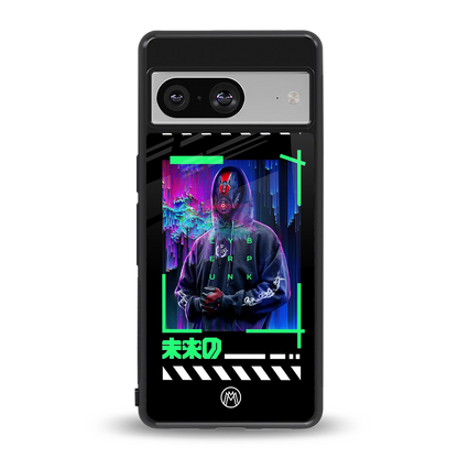 cyberpunk back phone cover | glass case for Google Pixel 8