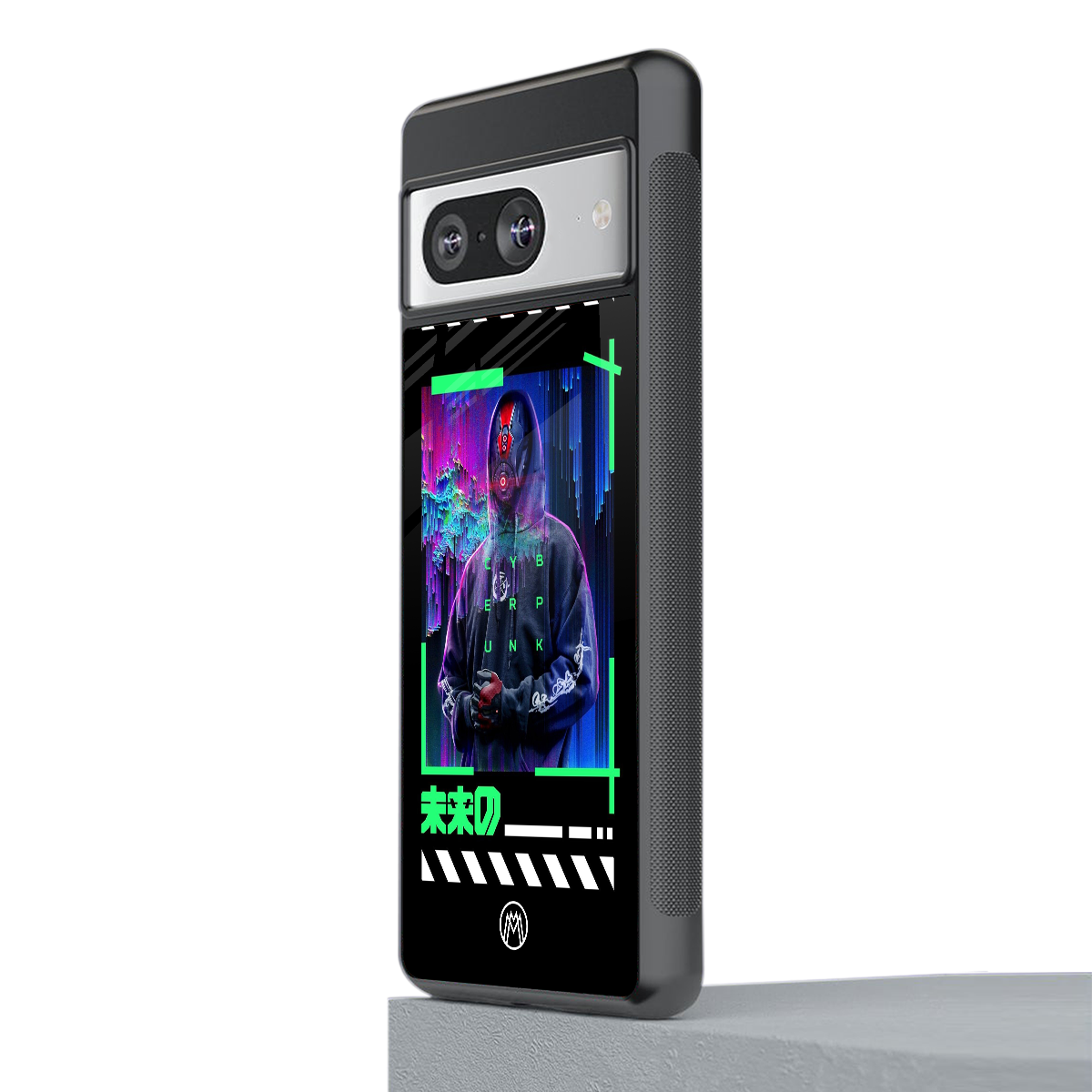 cyberpunk back phone cover | glass case for Google Pixel 8