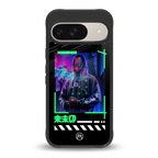 cyberpunk back phone cover | glass case for google pixel 9