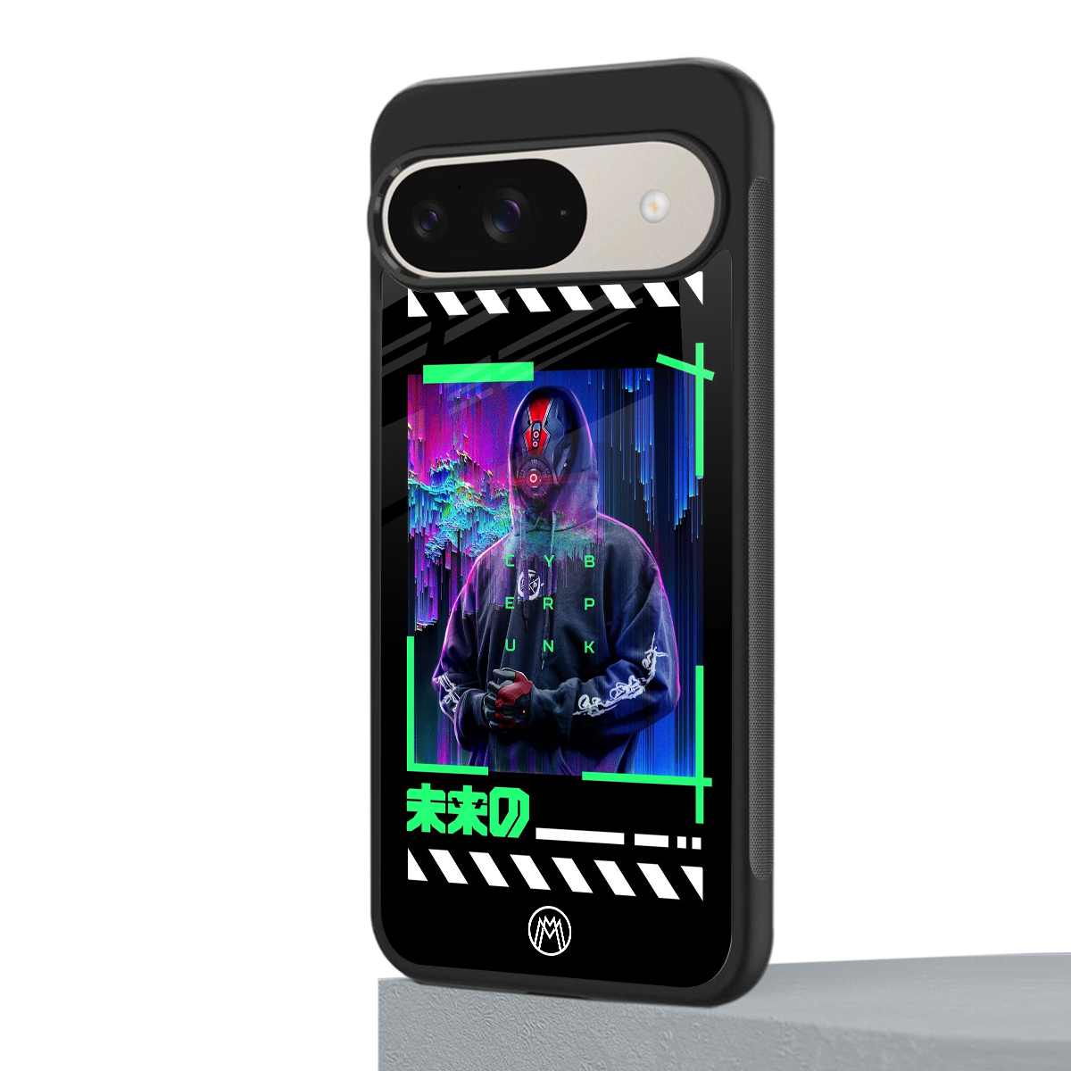 cyberpunk back phone cover | glass case for google pixel 9