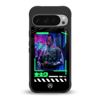 cyberpunk back phone cover | glass case for google pixel 9 pro xl