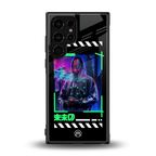 cyberpunk back phone cover | glass case for samsung galaxy s23 ultra