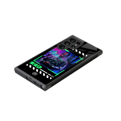 cyberpunk back phone cover | glass case for samsung galaxy s24 ultra