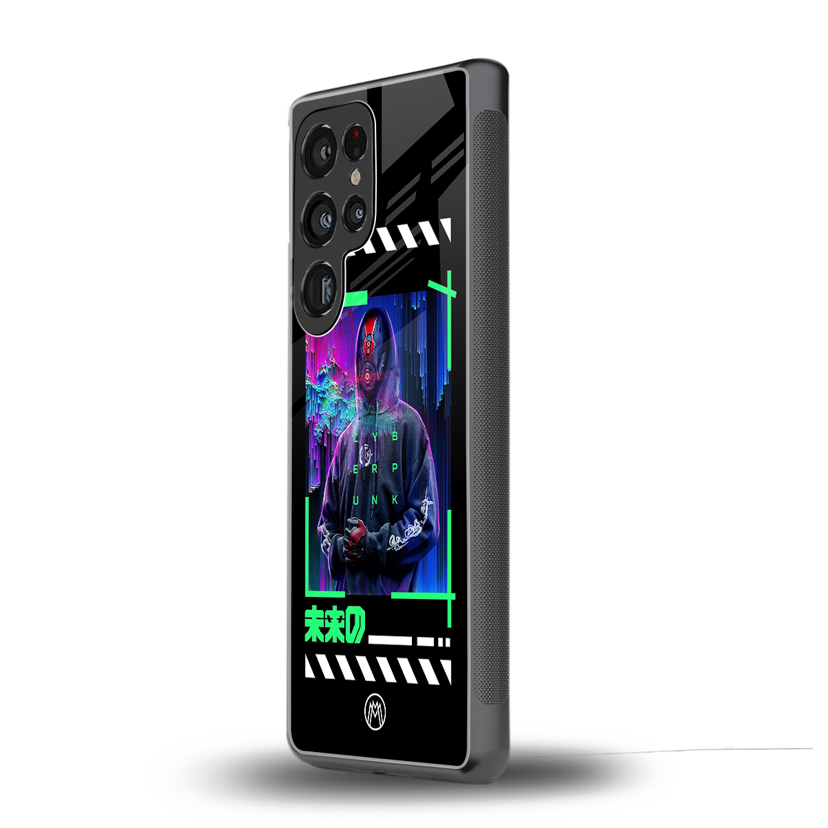 cyberpunk back phone cover | glass case for samsung galaxy s25 ultra
