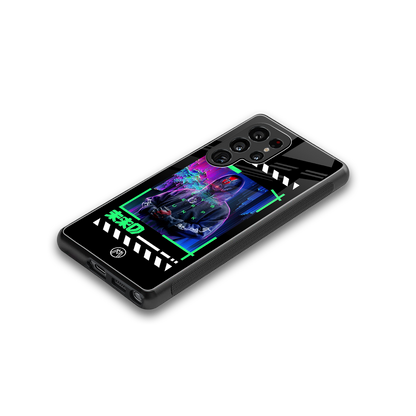 cyberpunk back phone cover | glass case for samsung galaxy s25 ultra