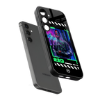 cyberpunk back phone cover | glass case for samsung galaxy s24 plus
