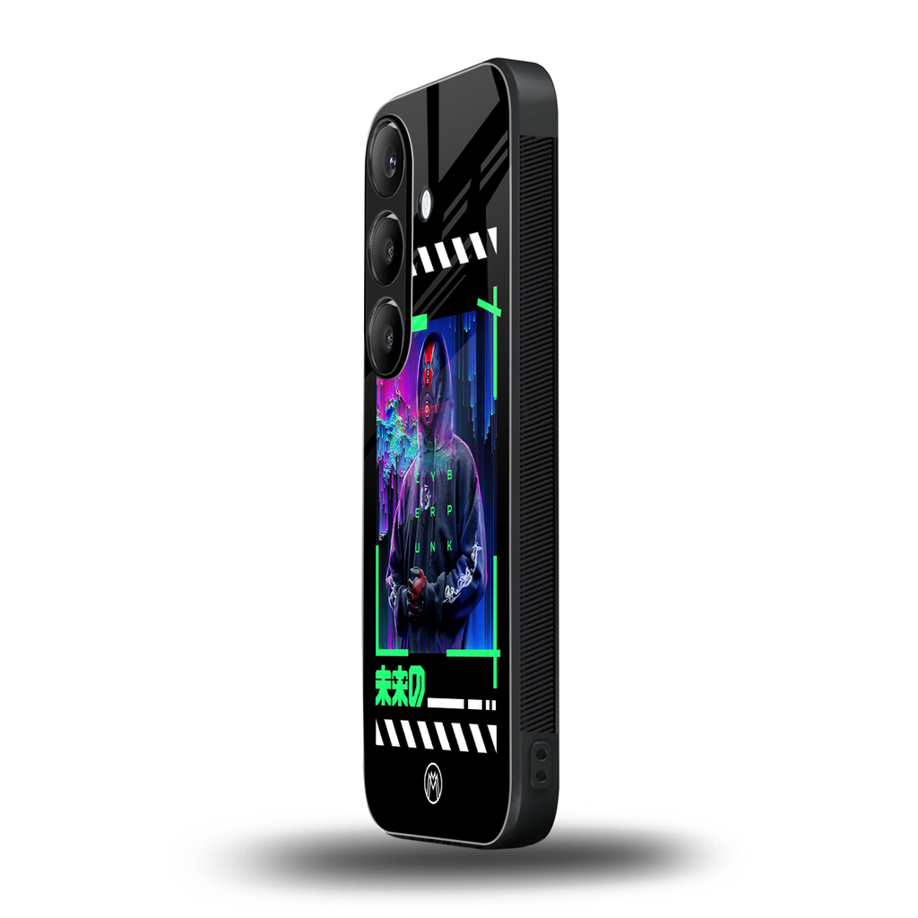 cyberpunk back phone cover | glass case for samsung galaxy s24 fe