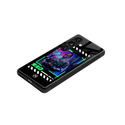 cyberpunk back phone cover | glass case for samsung galaxy s24 fe