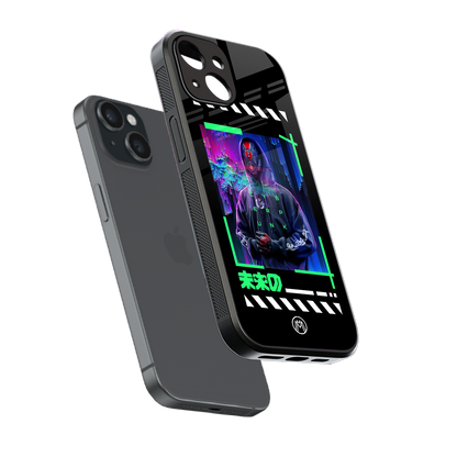 cyberpunk back phone cover | glass case for iphone 14