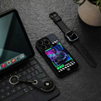 cyberpunk back phone cover | glass case for samsung galaxy s24