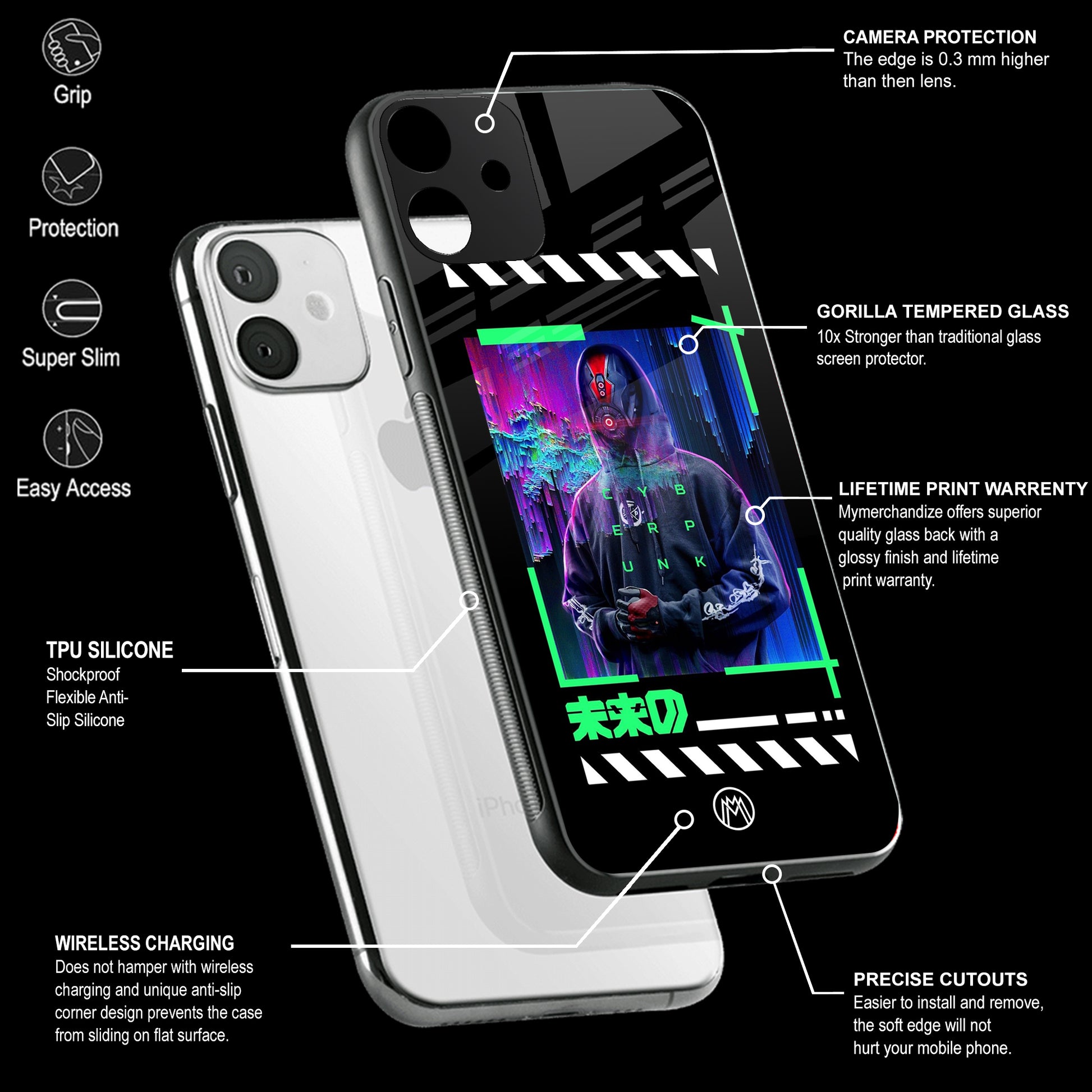 Mobile Phone Cover | Glass Back Case