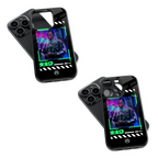Trendy Glass Back Mobile Case for iPhone, Samsung, Redmi, OnePlus, Google Pixel, Motorola