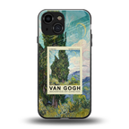 cypresses back phone cover | glass case for iphone 13 mini