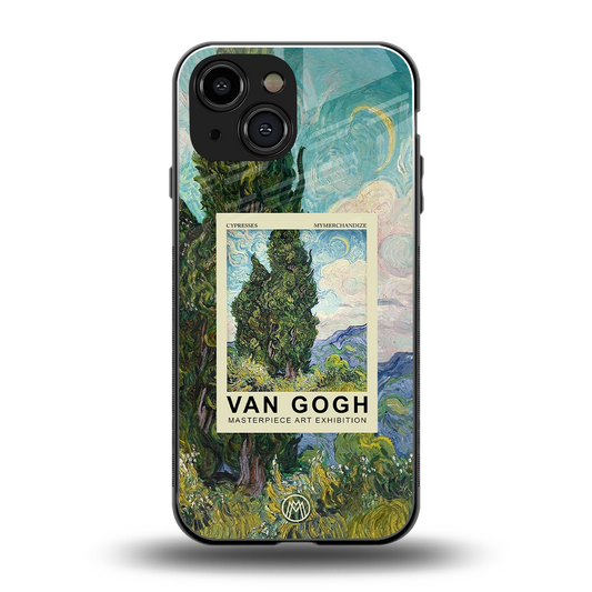 cypresses back phone cover | glass case for iphone 13 mini