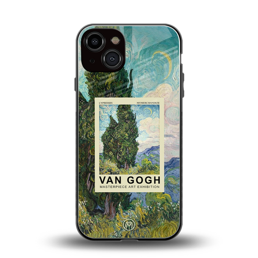 cypresses back phone cover | glass case for iphone 13