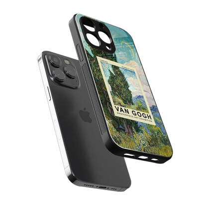 cypresses back phone cover | glass case for iphone 14 pro max