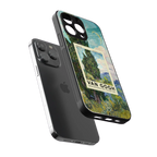 cypresses back phone cover | glass case for iphone 16 pro max