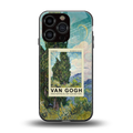 cypresses back phone cover | glass case for iphone 16 pro
