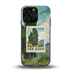 cypresses back phone cover | glass case for iphone 16 pro