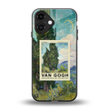 cypresses back phone cover | glass case for iphone 16