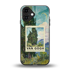 cypresses back phone cover | glass case for iphone 16