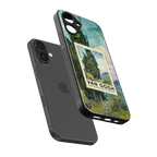 cypresses back phone cover | glass case for iphone 16
