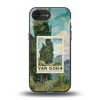cypresses back phone cover | glass case for iphone 16e