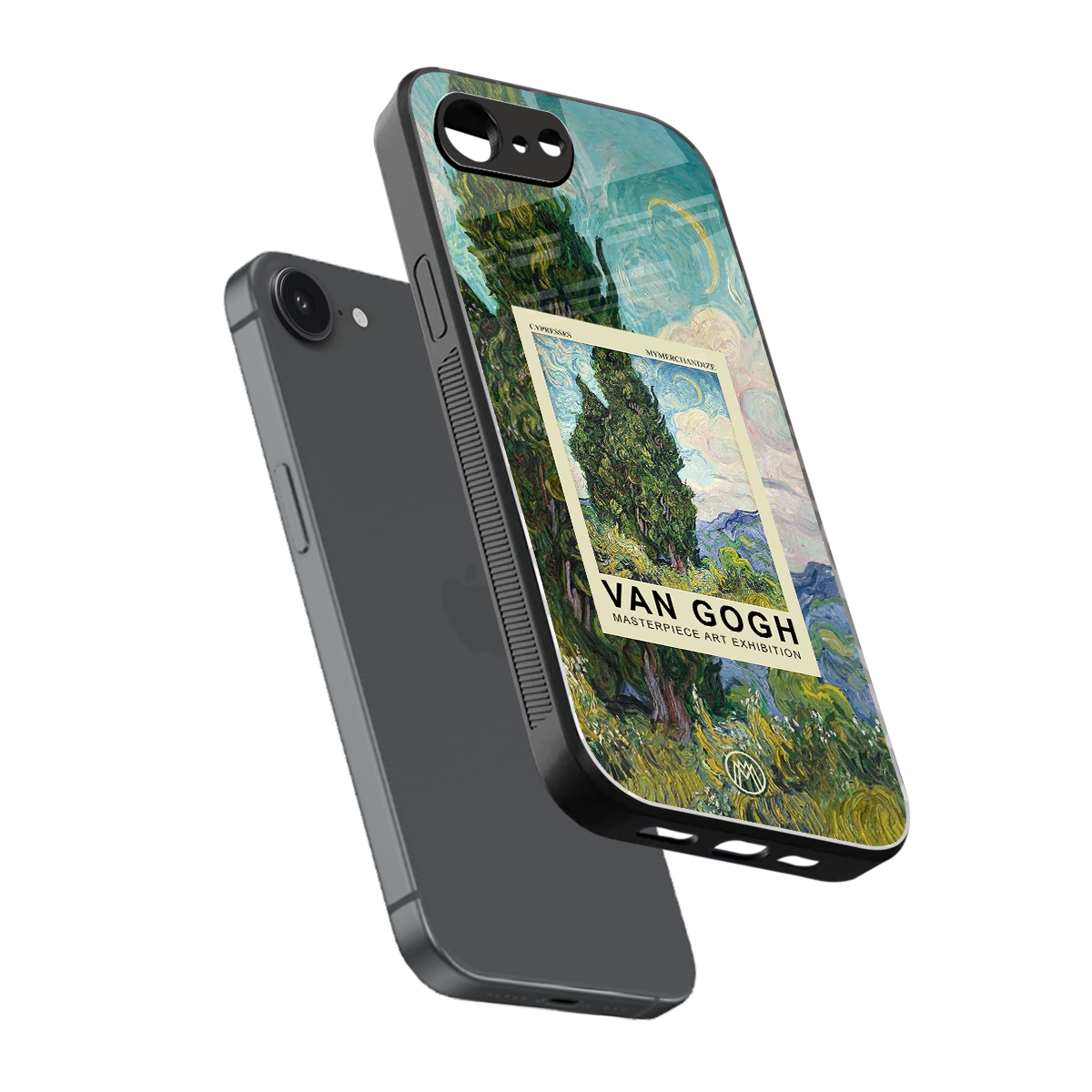 cypresses back phone cover | glass case for iphone 16e