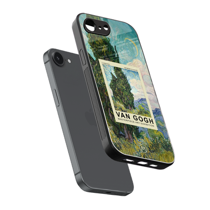 cypresses back phone cover | glass case for iphone 16e